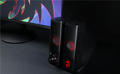 Redragon GS550 PC Gaming Speakers 2.0 Channel Desktop Computer Sound Bar