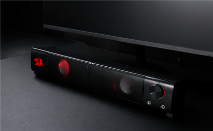 Redragon GS550 PC Gaming Speakers 2.0 Channel Desktop Computer Sound Bar