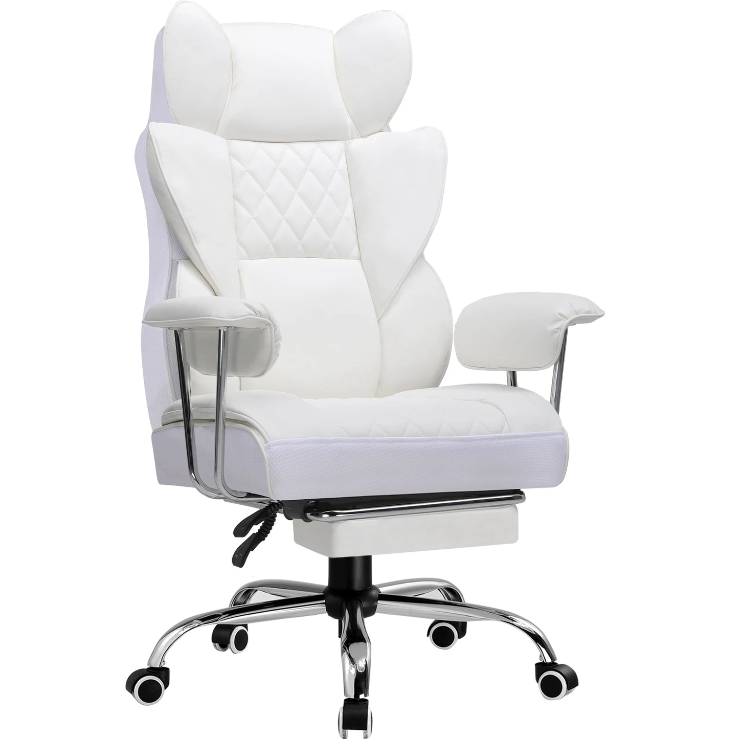 GTPLAYER Gaming Chair, Executive Office Desk Chair Ergonomic Computer Chair with Footrest Heavy Duty High Back Lumbar Support
