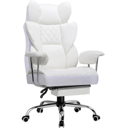 GTPLAYER Gaming Chair, Executive Office Desk Chair Ergonomic Computer Chair with Footrest Heavy Duty High Back Lumbar Support