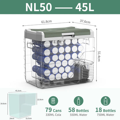 Alpicool NL 25L 35L 45L Car Refrigerator 12V Compressor Fridge Freezer
