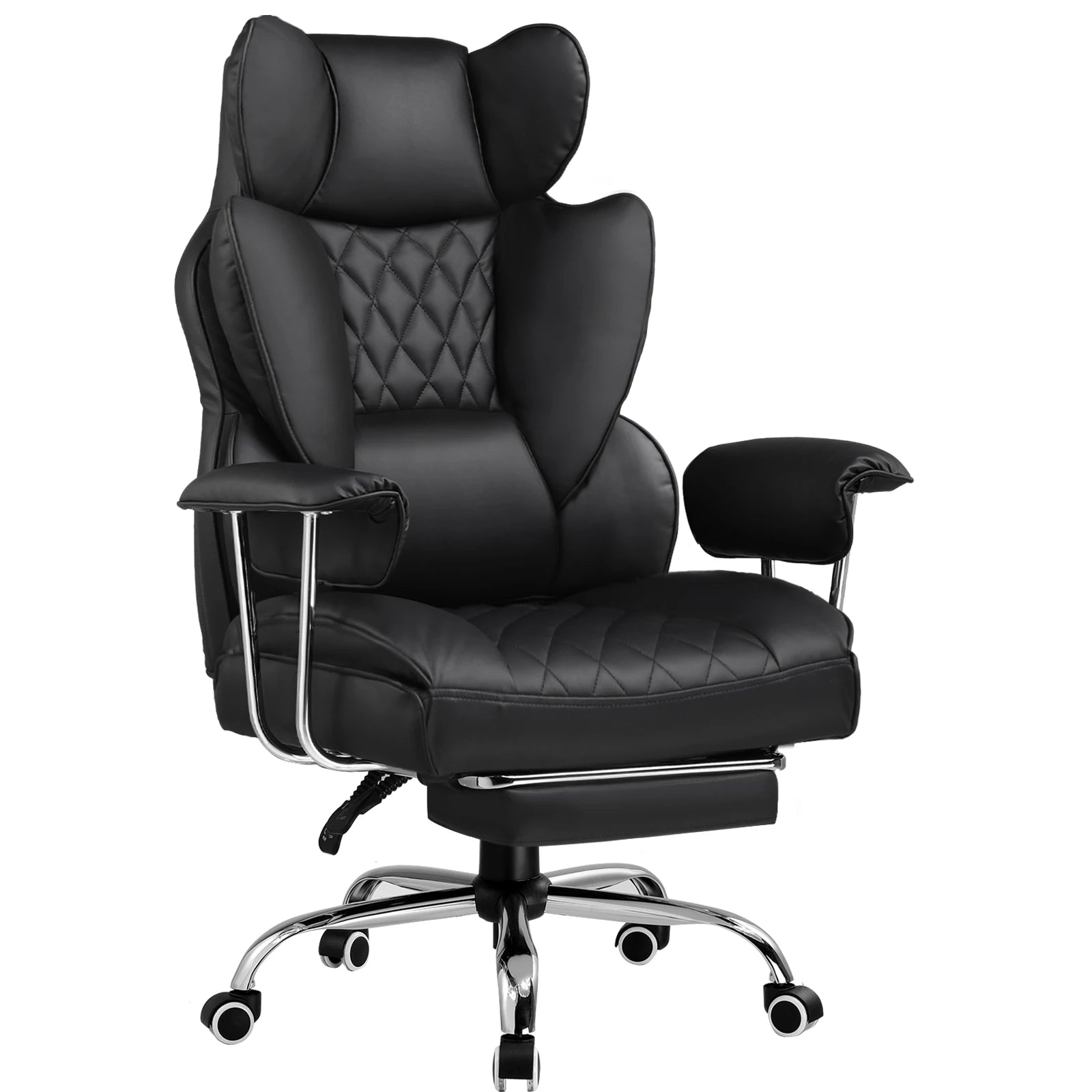 GTPLAYER Gaming Chair, Executive Office Desk Chair Ergonomic Computer Chair with Footrest Heavy Duty High Back Lumbar Support