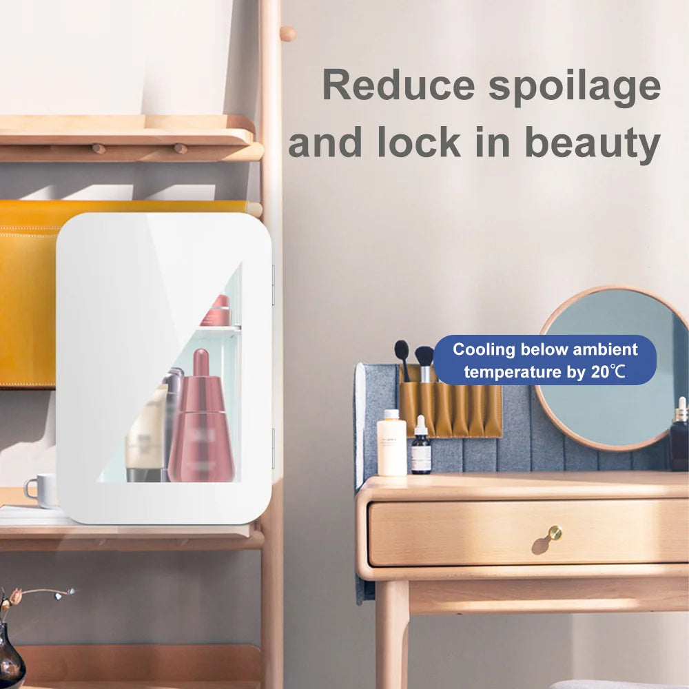 Portable Vehicle Refrigerator 8L Mini Compact Fridge