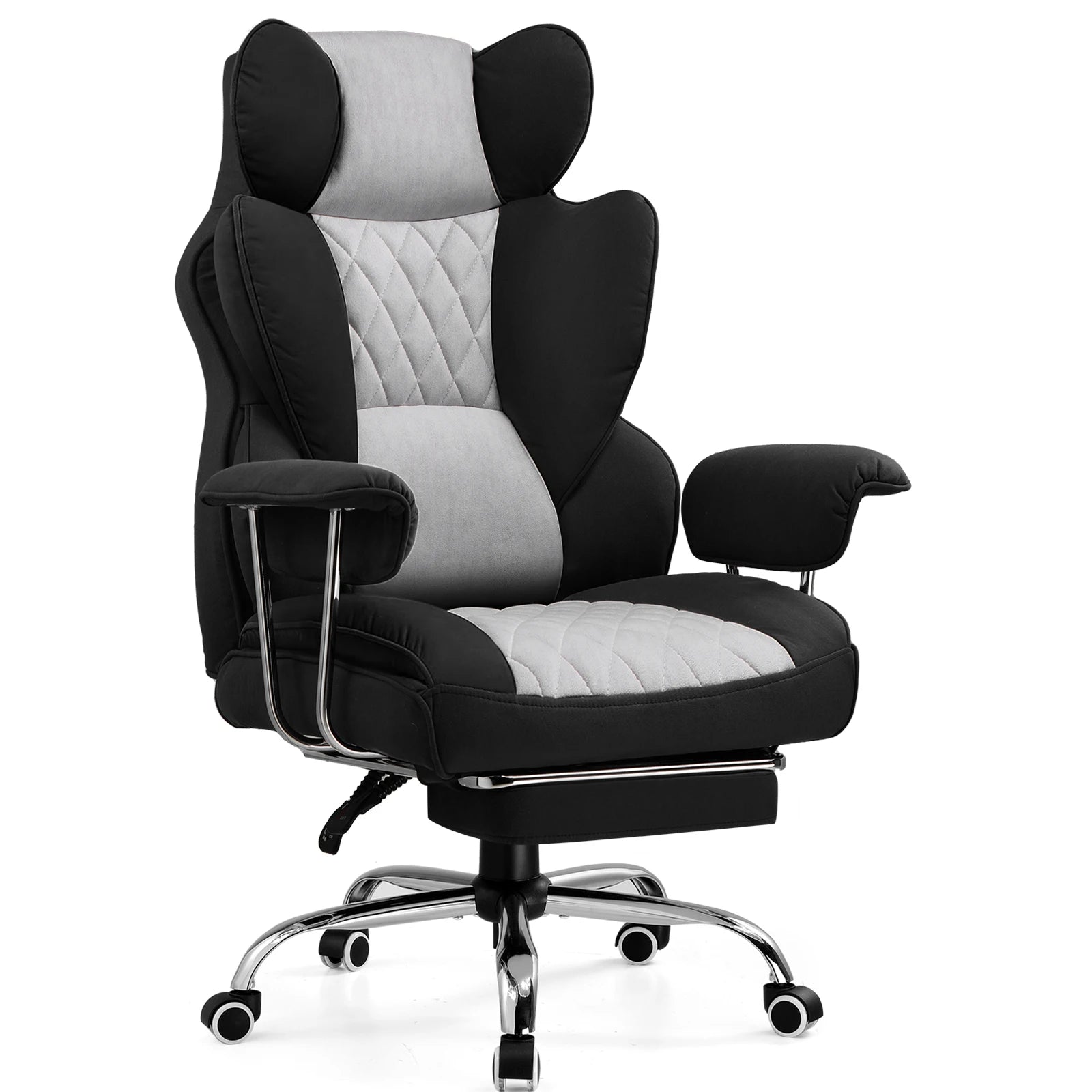 GTPLAYER Gaming Chair, Executive Office Desk Chair Ergonomic Computer Chair with Footrest Heavy Duty High Back Lumbar Support
