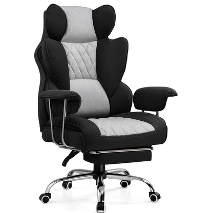GTPLAYER Gaming Chair, Executive Office Desk Chair Ergonomic Computer Chair with Footrest Heavy Duty High Back Lumbar Support
