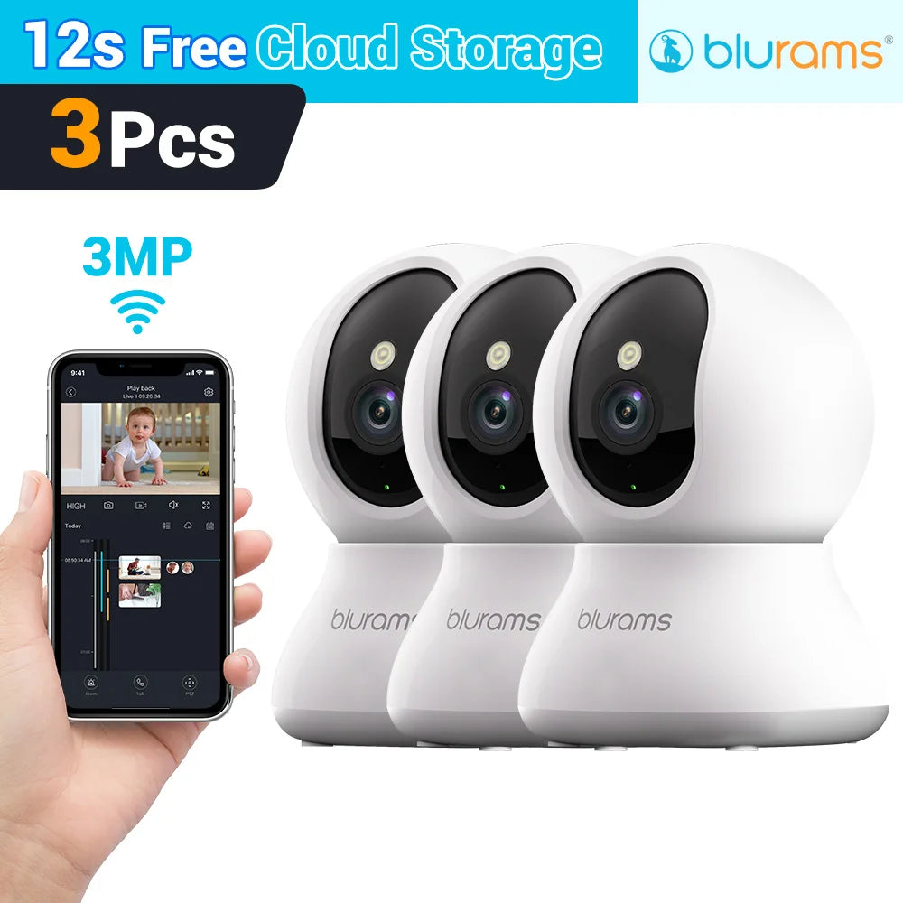 Baby Monitor Camera 2K HD Home Security Camera with Motion Detection and Two-Way Audio