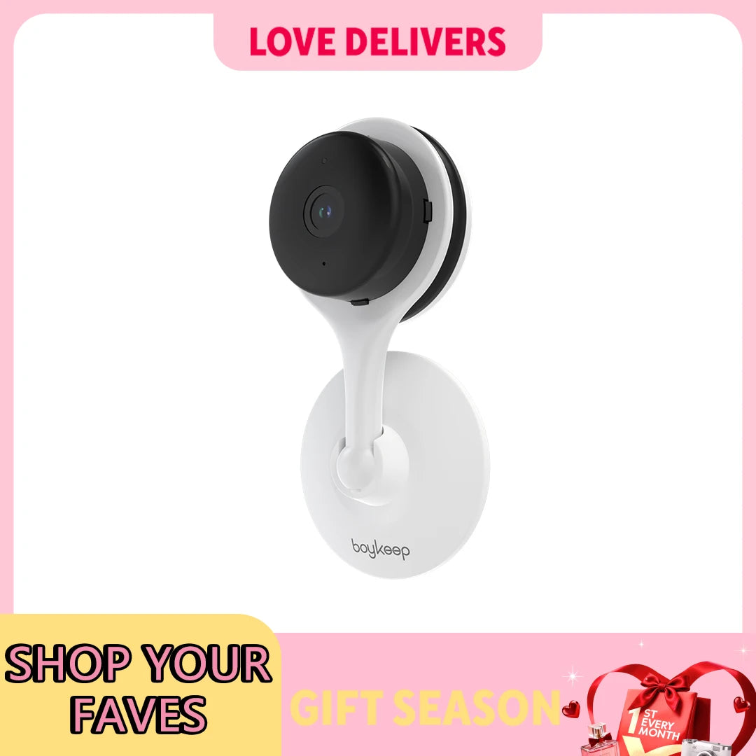 BoyKeep Surveillance Camera 3MP 5/2.4GHz WiFi Indoor Home Security