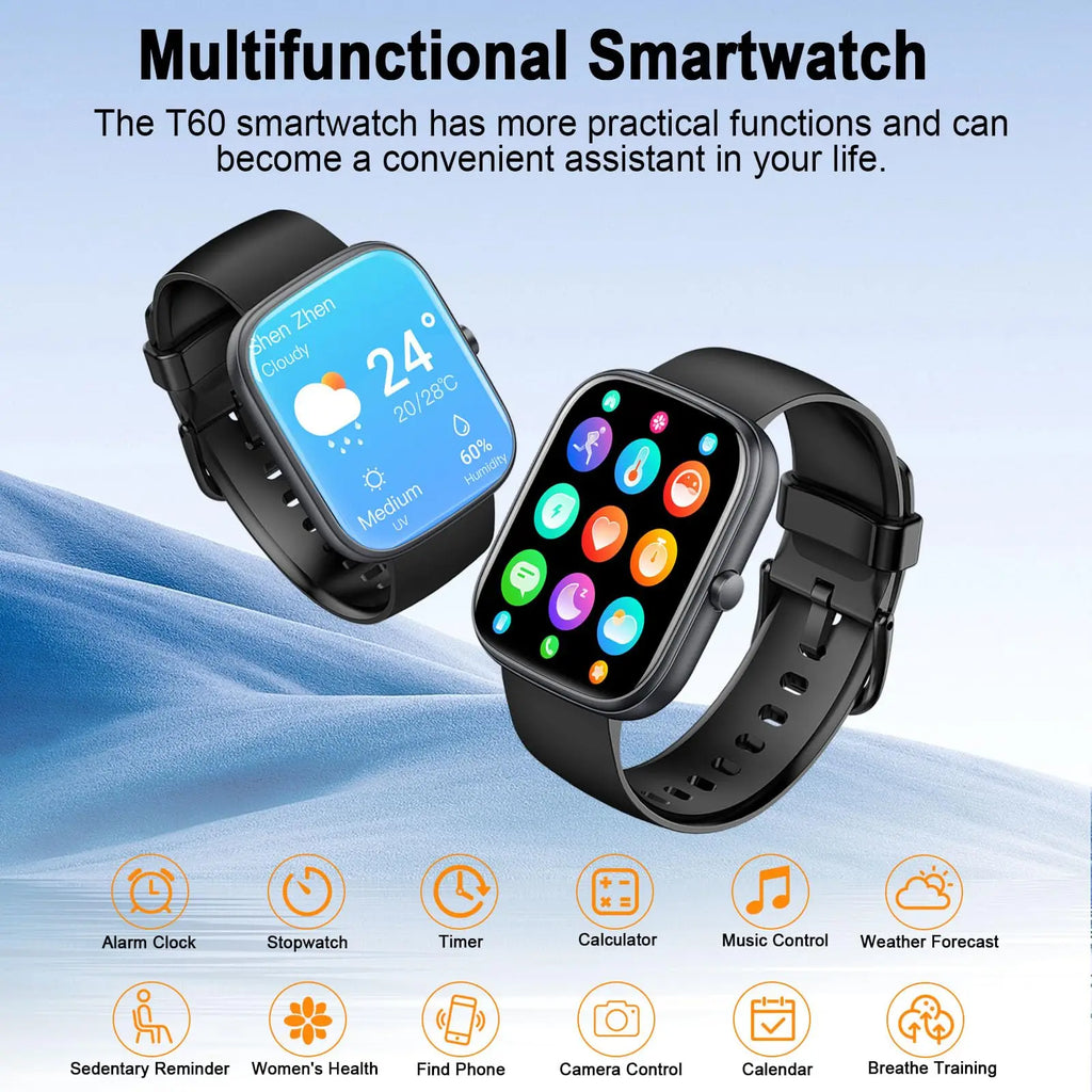 Smart Watch- IP68 Waterproof Fitness Smart Watch