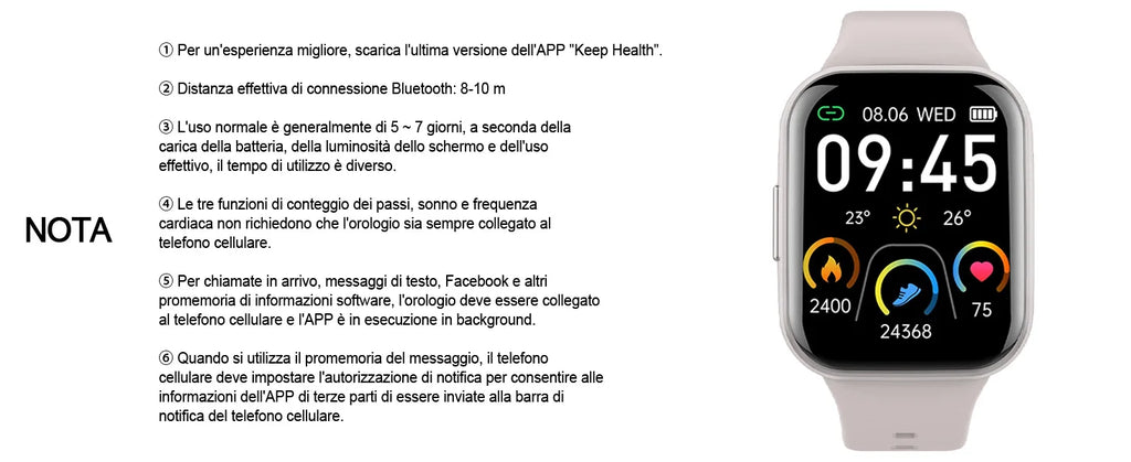 Smart Fitness Watch For Men & Women