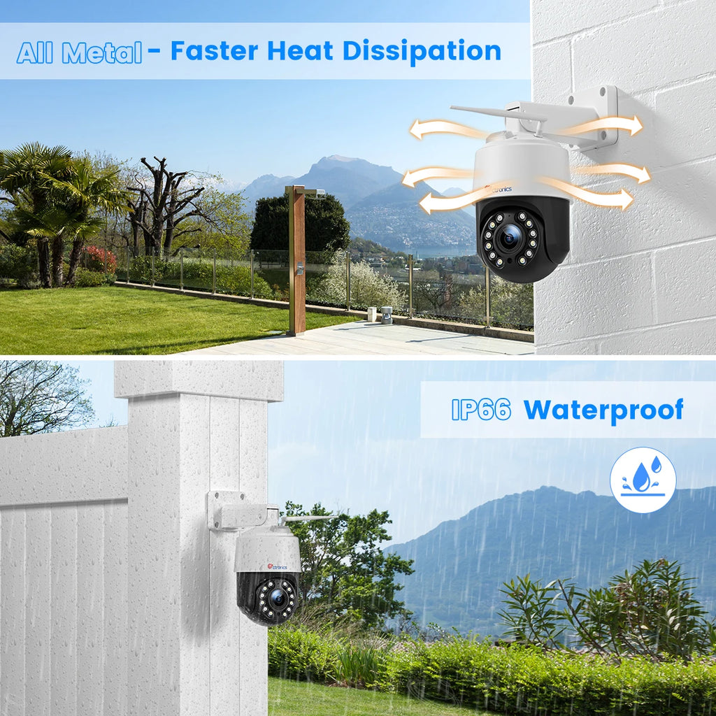 Ctronics Real 4K 8MP Surveillance Camera WiFi 5G Optical Zoom Security Camera