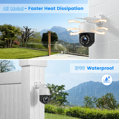 Ctronics Real 4K 8MP Surveillance Camera WiFi 5G Optical Zoom Security Camera