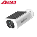 ANRAN 2K Solar Security Camera 3/5MP Outdoor Wireless 2.4G WIFI Camera Battery Cam Floodlight Color Night Vision