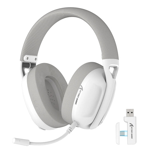 ATTACK SHARK L80 Ultra-Light Tri-Mode Gaming Headset Lightweight Wireless Gaming Headset for PC/PS4/PS5/Switch/Xbox