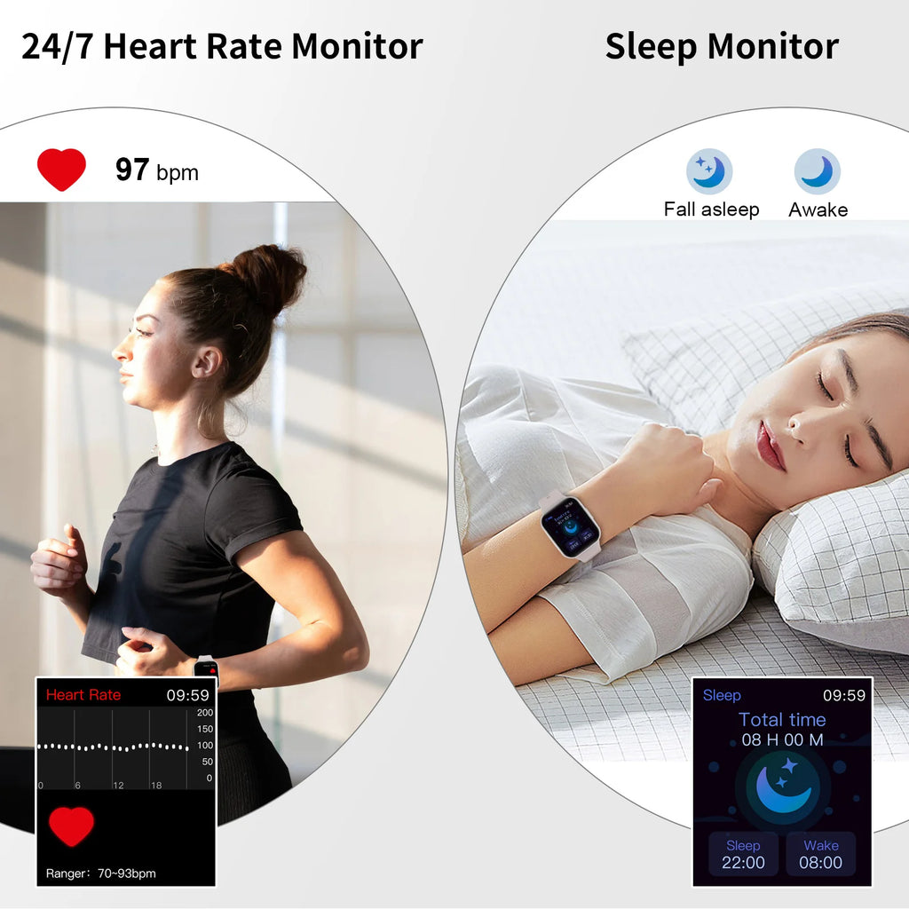 Smart Fitness Watch For Men & Women