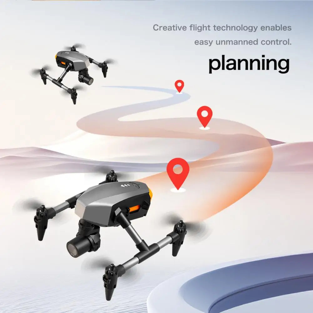 Foldable Remote Control Drone with 4K Dual Cameras