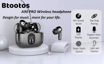 Wireless Earbuds with Bluetooth 5.3, In-Ear Headphones