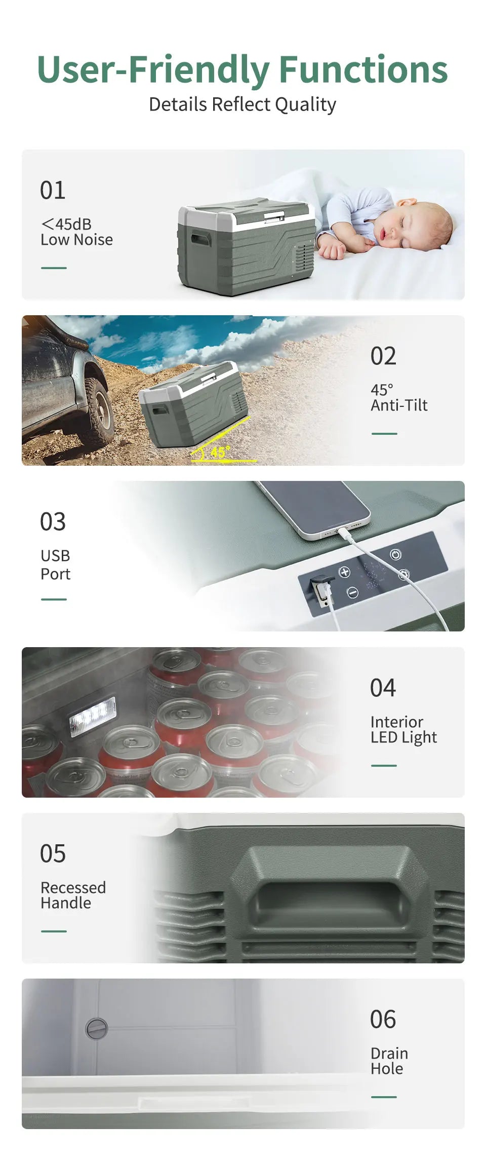 Alpicool NL 25L 35L 45L Car Refrigerator 12V Compressor Fridge Freezer