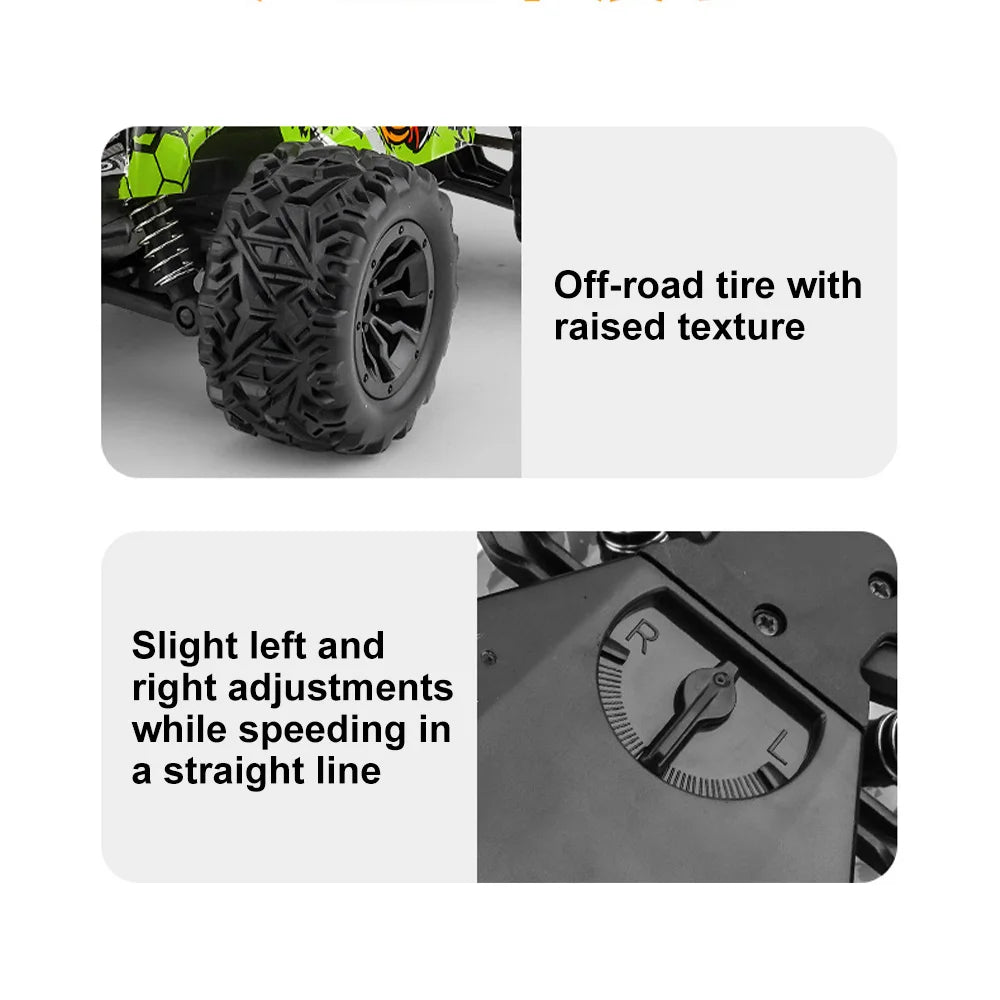 RC Off-road Car Toy 2.4G High Speed Remote Control 1:14  Bigfoot Climbing Model Car