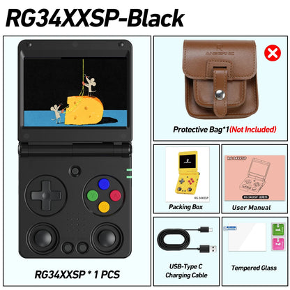 Anbernic RG34XXSP- Handheld Game Console