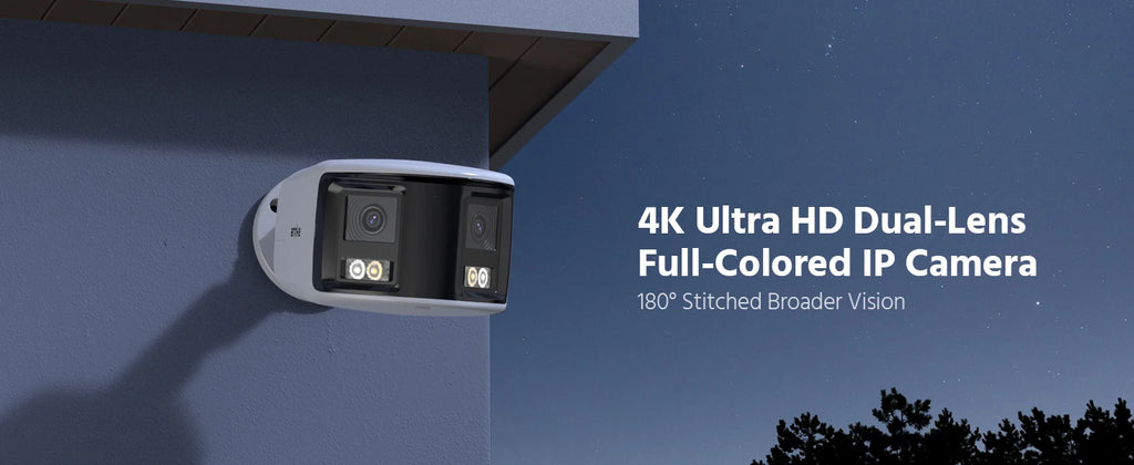 ANNKE 4K 8MP POE Surveillance Camera Dual Lens outdoor POE camera