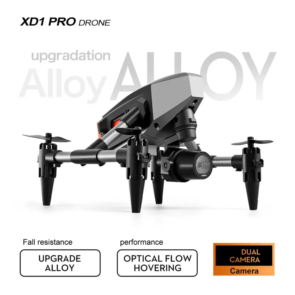 Foldable Remote Control Drone with 4K Dual Cameras