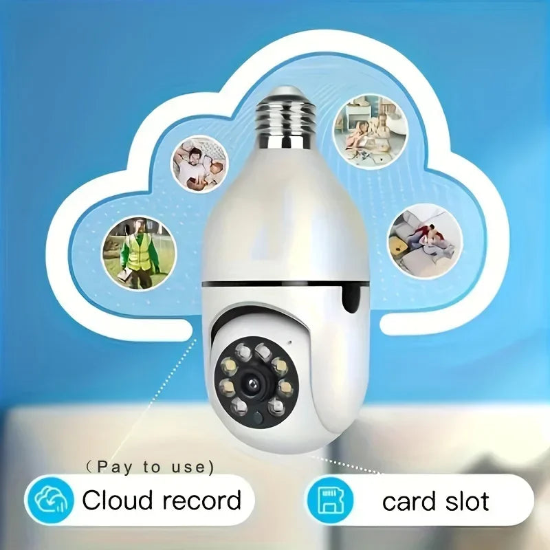 Light Bulb Security Cameras Outdoor Wireless WiFi Camera 5GHz