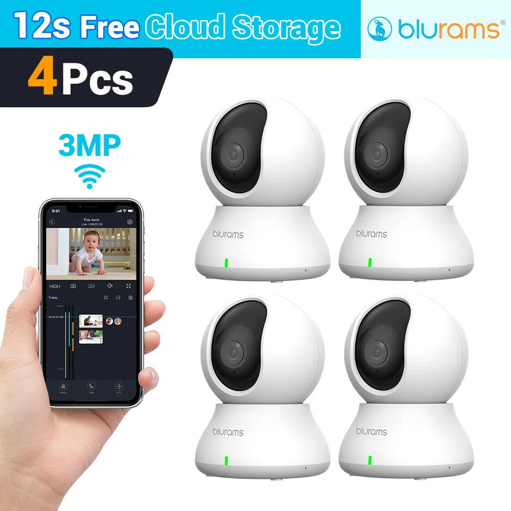 Baby Monitor Camera 2K HD Home Security Camera with Motion Detection and Two-Way Audio