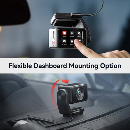 REDTIGER A4 Dash Camera Front and Rear 4K Dash Cam Drive Recorder
