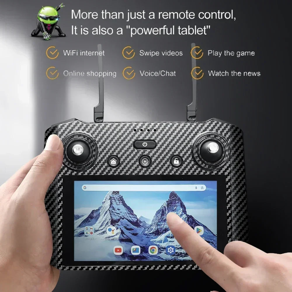 Professional Drone AE86 PRO MAX- Dual Camera GPS Obstacle Avoidance Drone with LED Screen