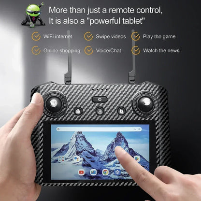 Professional Drone AE86 PRO MAX- Dual Camera GPS Obstacle Avoidance Drone with LED Screen