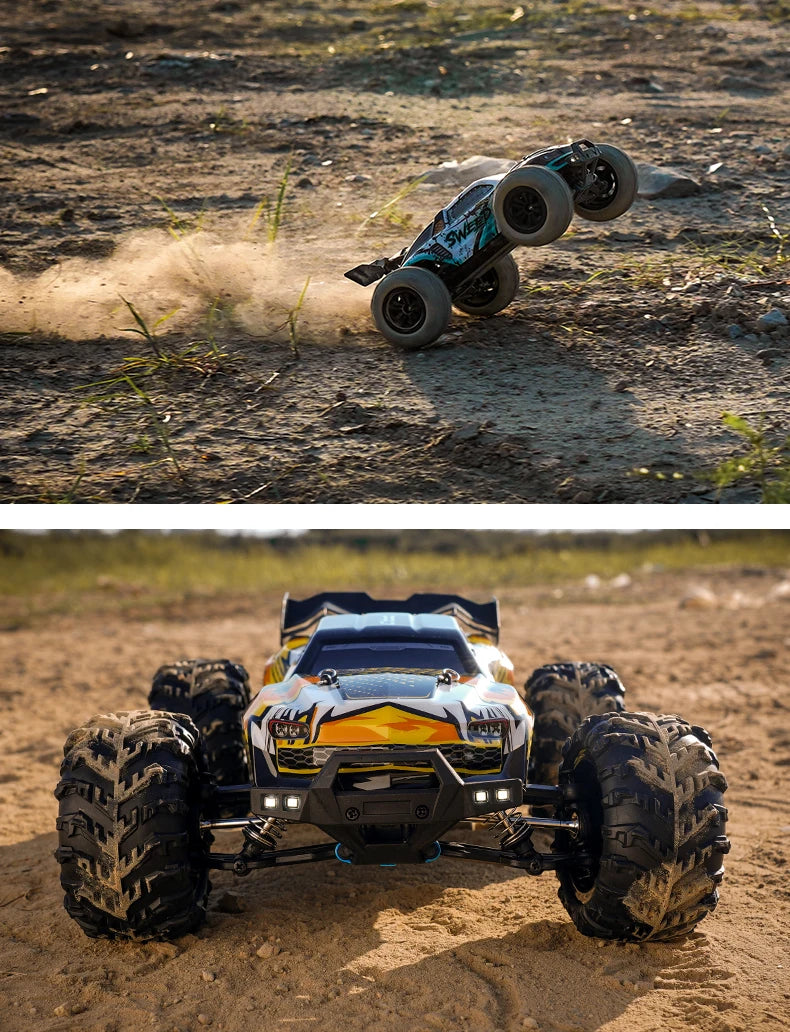 High Speed RC Car 1/16 4x4 Remote Control Brushless Vehicle 2.4G 4WD Electric Off-Road Drift Crawler Toys for Children