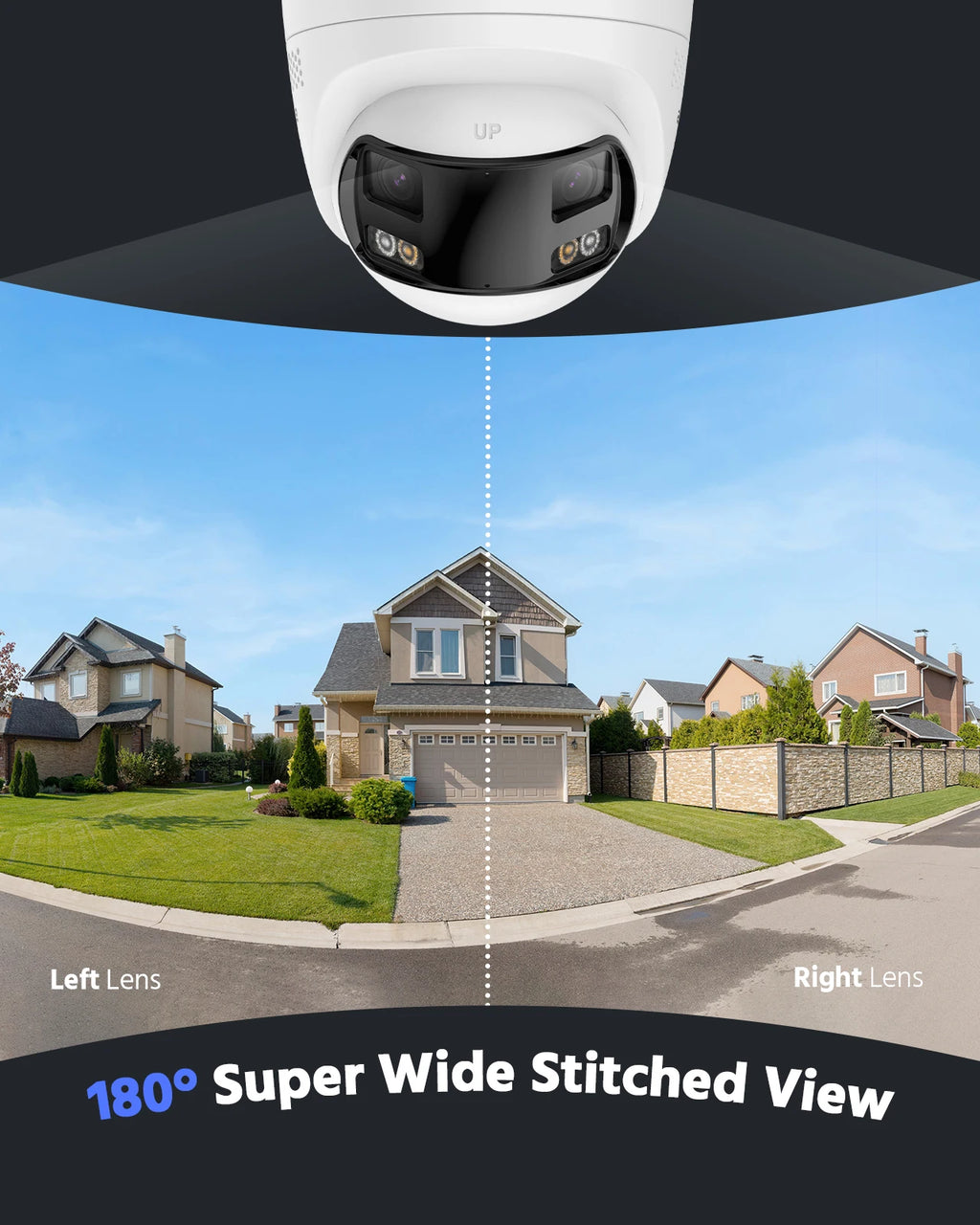 ANNKE 4K 8MP POE Surveillance Camera Dual Lens outdoor POE camera