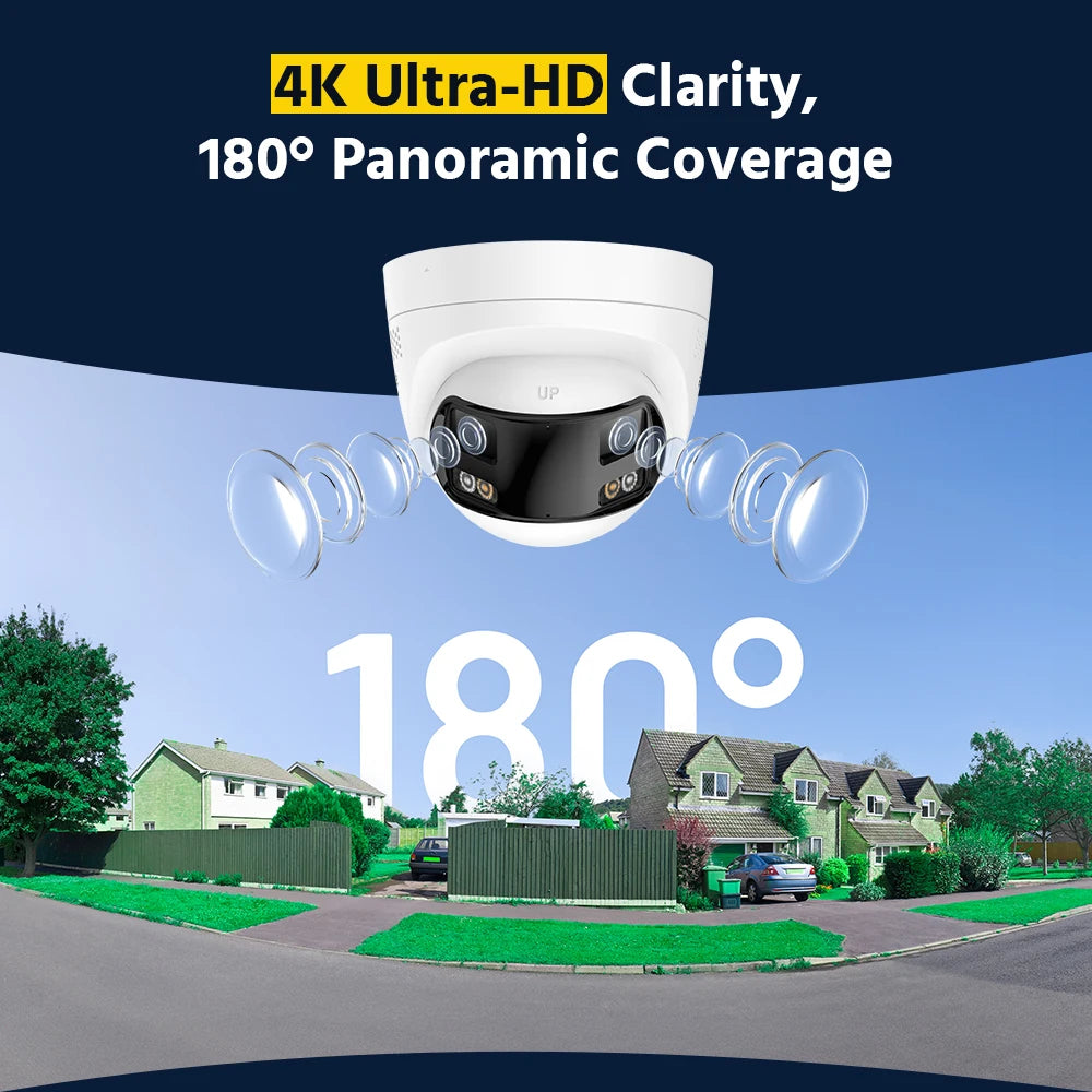 ANNKE 4K 8MP POE Surveillance Camera Dual Lens outdoor POE camera