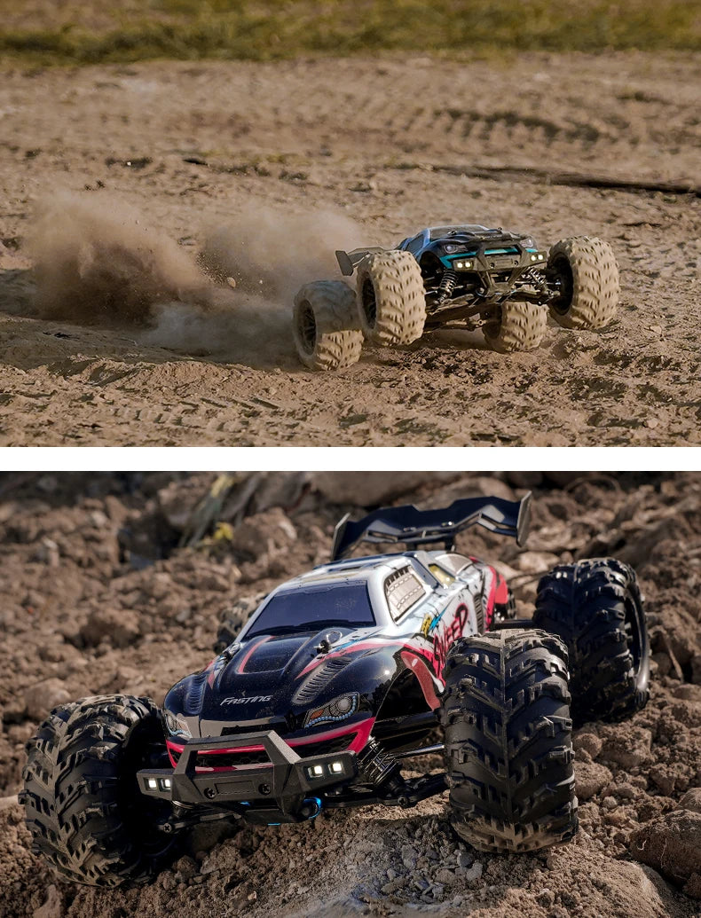 High Speed RC Car 1/16 4x4 Remote Control Brushless Vehicle 2.4G 4WD Electric Off-Road Drift Crawler Toys for Children