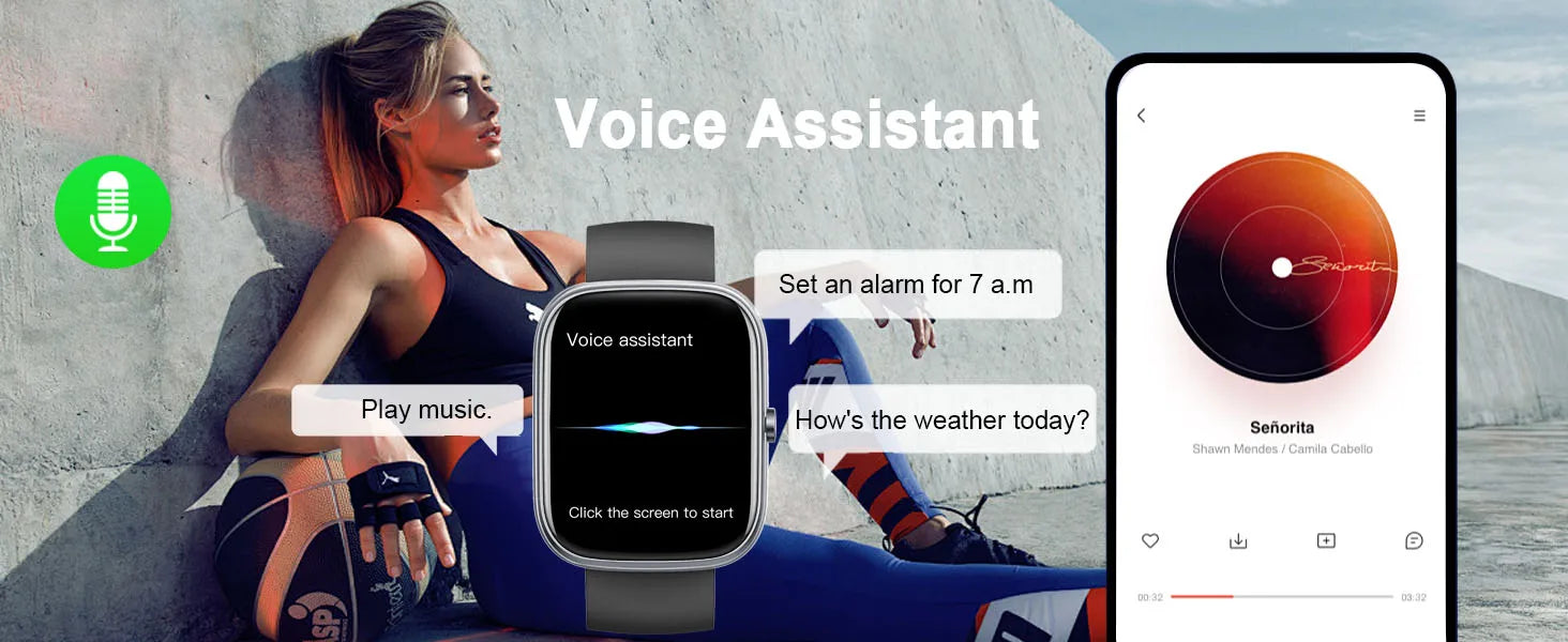 Smart Watch- IP68 Waterproof Fitness Smart Watch