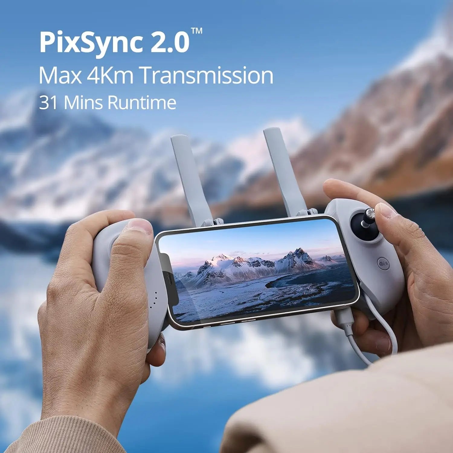 Professional Single Axis Potensic Drone With GPS Auto Return