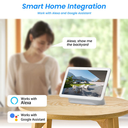 ANRAN 2K Solar Security Camera 3/5MP Outdoor Wireless 2.4G WIFI Camera Battery Cam Floodlight Color Night Vision