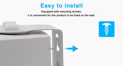 Herdio 6.5" 400W 2PCS Indoor Outdoor Bluetooth Speakers Wall Mount Speakers Waterproof Weather Resistant For Patio Garage Home
