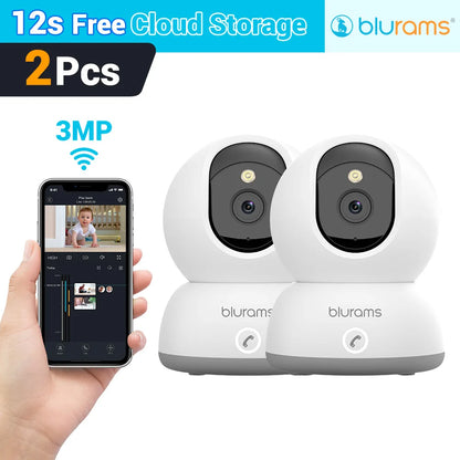 Baby Monitor Camera 2K HD Home Security Camera with Motion Detection and Two-Way Audio