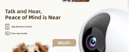 Baby Monitor Camera 2K HD Home Security Camera with Motion Detection and Two-Way Audio