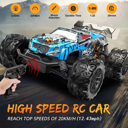 RC Off-road Car Toy 2.4G High Speed Remote Control 1:14  Bigfoot Climbing Model Car
