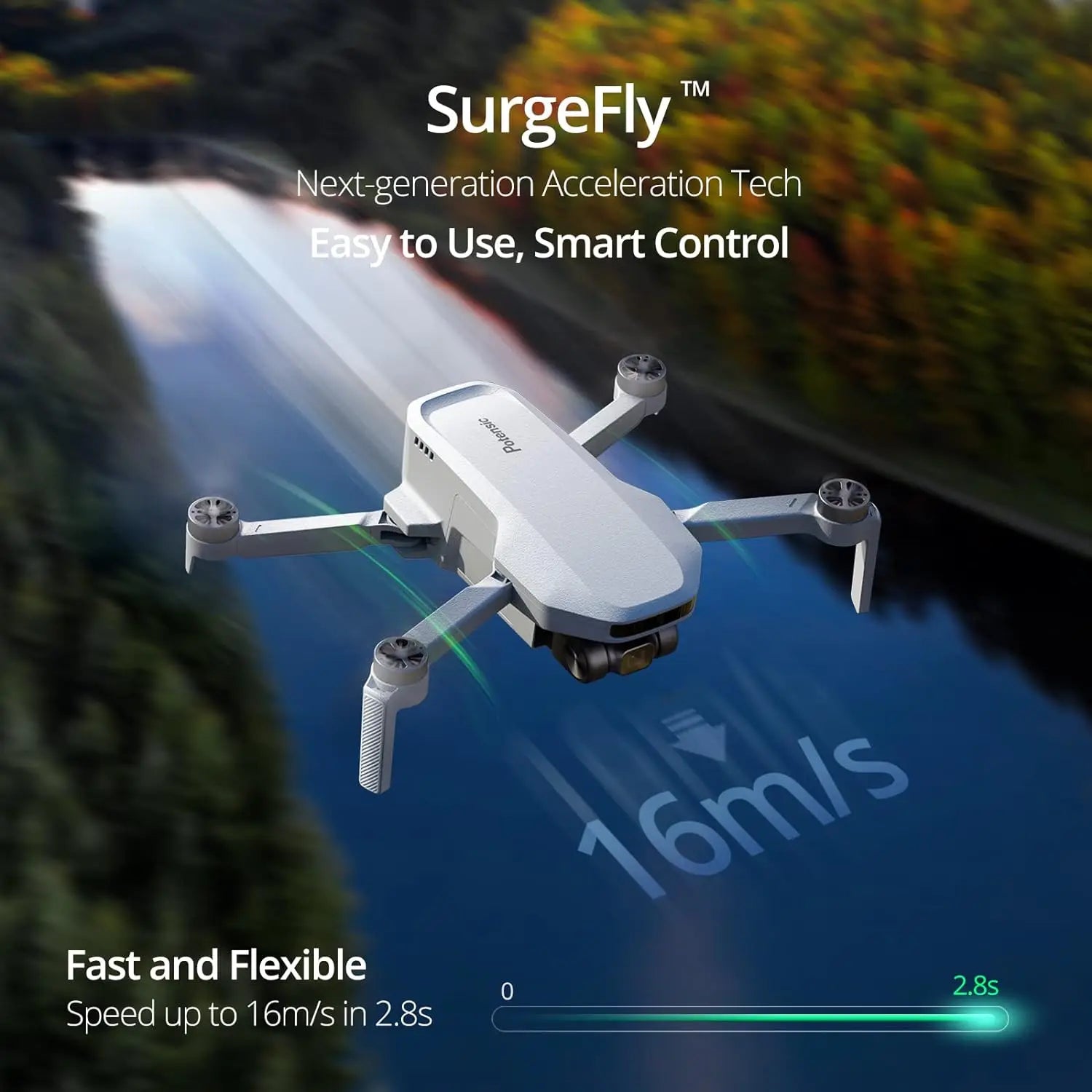 Professional Single Axis Potensic Drone With GPS Auto Return