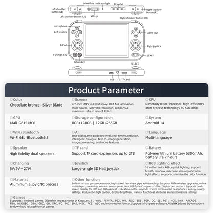 Anbernic RG477M Retro Handheld Game Console