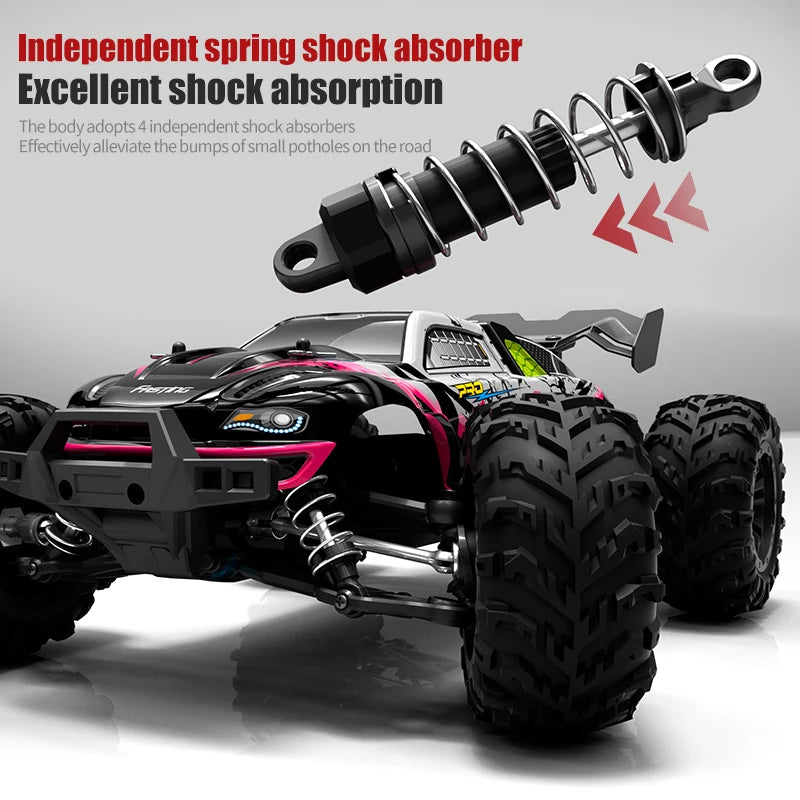 High Speed RC Car 1/16 4x4 Remote Control Brushless Vehicle 2.4G 4WD Electric Off-Road Drift Crawler Toys for Children
