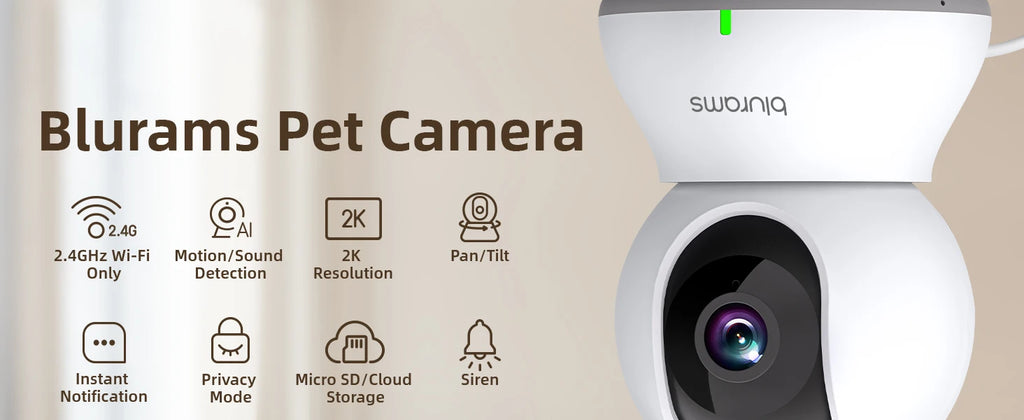 Baby Monitor Camera 2K HD Home Security Camera with Motion Detection and Two-Way Audio