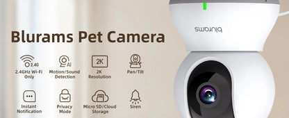 Baby Monitor Camera 2K HD Home Security Camera with Motion Detection and Two-Way Audio