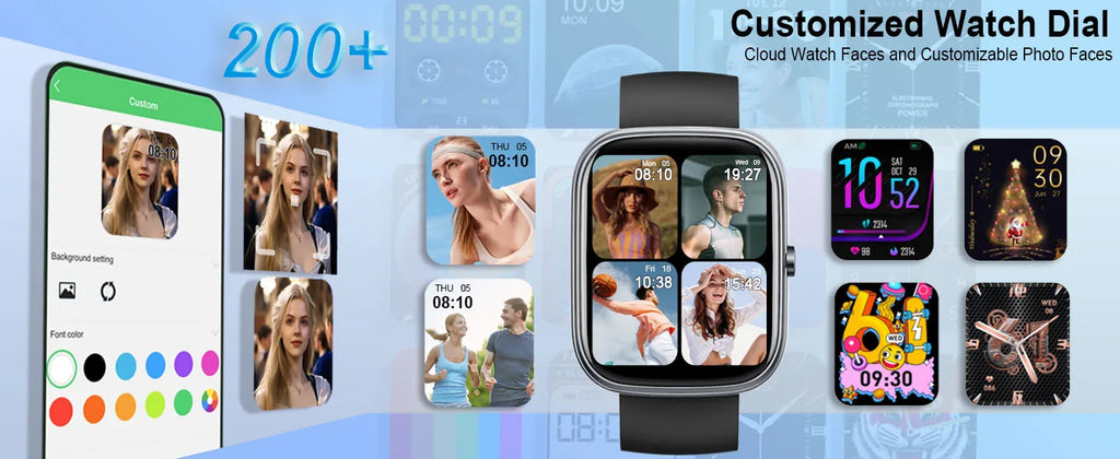 Smart Watch- IP68 Waterproof Fitness Smart Watch