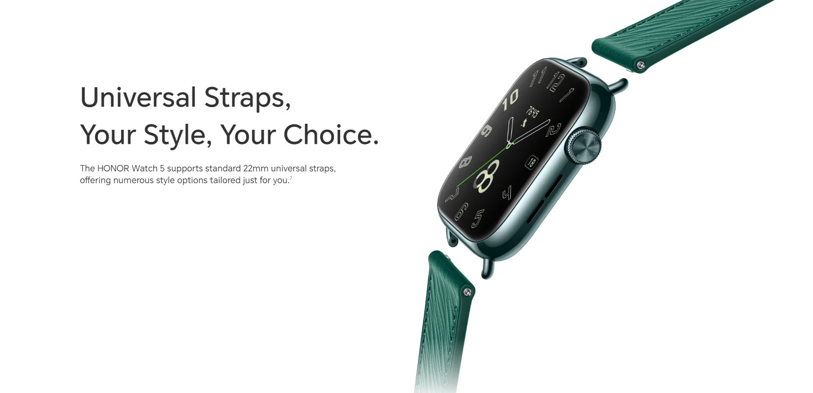 HONOR Watch 5, Smartwatch- AMOLED Screen