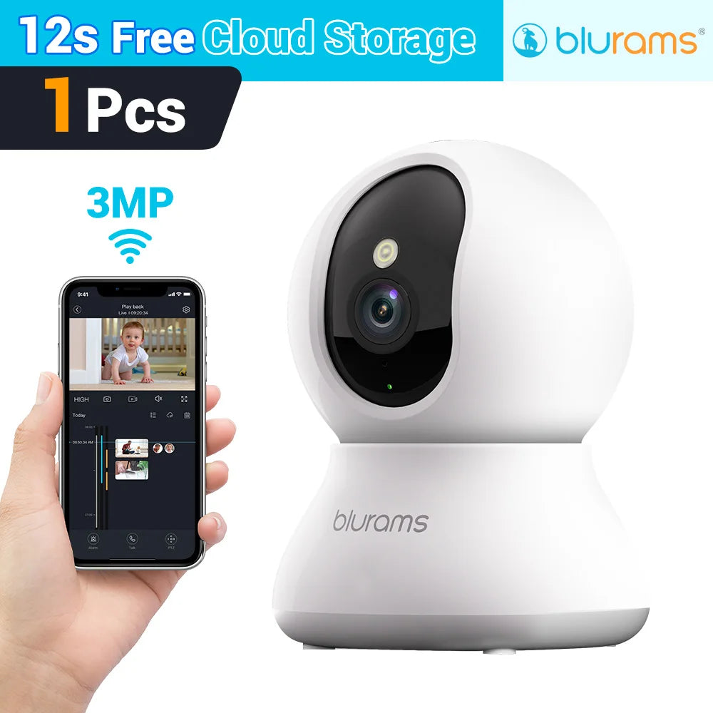 Baby Monitor Camera 2K HD Home Security Camera with Motion Detection and Two-Way Audio
