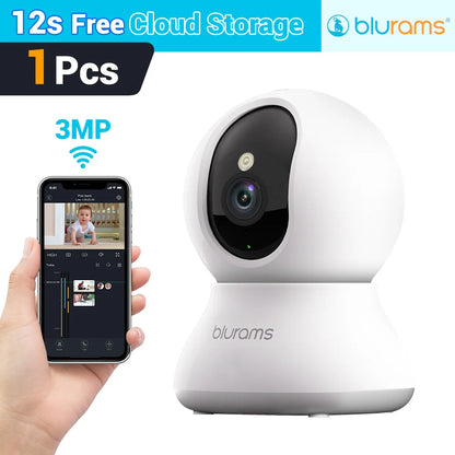Baby Monitor Camera 2K HD Home Security Camera with Motion Detection and Two-Way Audio